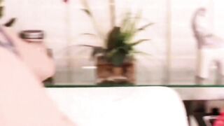 Big-Titted Babe Leyna Falkon & Big Assed Beauties Share Huge Black Dick