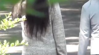 Public Peeing Fetish - Japanese Lady Can't Control Her Bladder