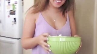 Teen Babe With A Perfect Body And Big Natural Boobs Gets Rough Sex From Huge Dick