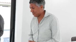 Dad's Older Son Teaches His Dad Some New Tricks In Bed