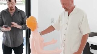 Dad's Older Son Teaches His Dad Some New Tricks In Bed