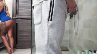 StephanieLove's Wet Panties Filled With Roommate Big Dick - POV Sex