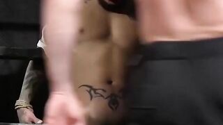 Ball Clipping & Nail Biting - Hot Twink Facesitting on Top of Hunk