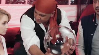 3way Thriller! Hot blonde Athenia Raines gets her tight ass pounded by two studs