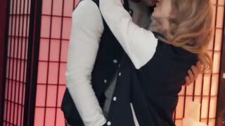 3way Thriller! Hot blonde Athenia Raines gets her tight ass pounded by two studs