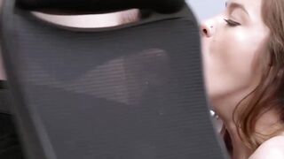 Shea Blaze's Office Adventure - Big Dick Surprise With Mike Manicni