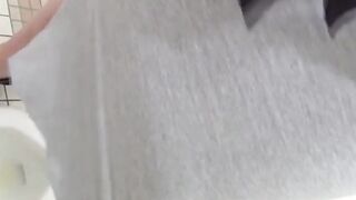 Public Peeping - barely legal J-Pop Star's Intimate Moment Captured In Public Toilet