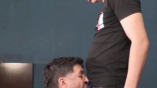 Foot Fetish Domination - Daddy's Boy Gets Leashed And Roughly Used