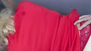Mature MILF Eva Angelina Devouring barely legal Stud's Big Dick - POV Blowjob & Hardcore