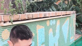Ink-AXXL's Poolside Fuck Fest With Big Dick Hunk JamesVip