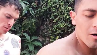 Ink-AXXL's Poolside Fuck Fest With Big Dick Hunk JamesVip