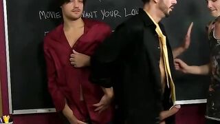 3some Fever - Hot Teacher Seduces Students in Throbbing Hardcore Sex