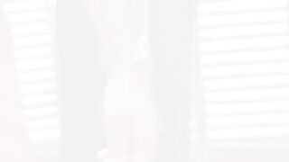 Dominatrix in Leather Gloves Fucks Submissive Handsome Guy In Suit And Tie