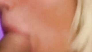 Blondie Blowjob Bombshell - Deep Throat Queen Meryl Streep Style