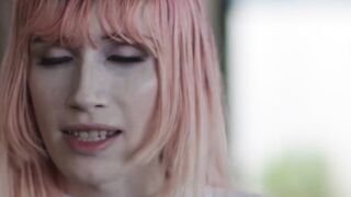 Step-Dad's Swollen Dick Riding Trannys Ass - Step Daughters First Anal Sex