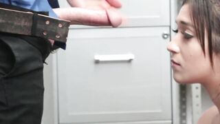 Brooklyn Grey's Wet Panties Filled With Hot Creampie