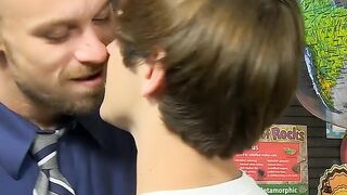 Twink's Ass Fucked By Mature Sex Ed Tutor - Hardcore Anal Action