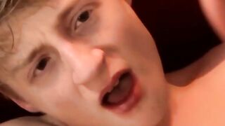 Fit Guy's Big Dick Spreads barely legal Twink Ass in Hardcore Anal Sex