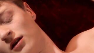 Fit Guy's Big Dick Spreads barely legal Twink Ass in Hardcore Anal Sex