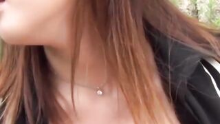 Park Pleaser #2 - Naughty college girl Gets Her Panties Creampied