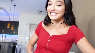 Petite Emo Girl Emily Willis Gets Facial After Doggy Style Fuck