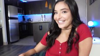 Petite Emo Girl Emily Willis Gets Facial After Doggy Style Fuck