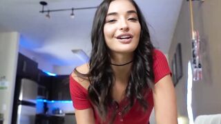 Petite Emo Girl Emily Willis Gets Facial After Doggy Style Fuck
