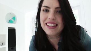 Step-Sister's Hot Mouth Sucks My Big Dick - Pov Blowjob with Facial