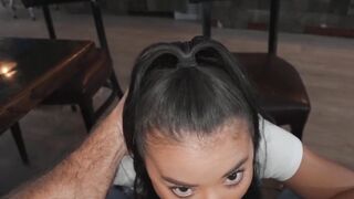 Pov - Ammenea Green's Thick Panties Get Soaked In Your Creampie