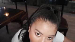 Pov - Ammenea Green's Thick Panties Get Soaked In Your Creampie