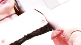 Transgender Babe's Sensual Masturbation Session With Steel Dildo
