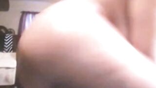 Ebony Milf's Bouncy Butt - POV Striptease & Teasing Blowjob with Facial