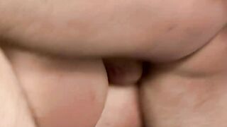 Hair Bear Cub" - Anal Creampie with Older Man on barely legal Guy's Asshole