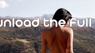 Petite Latino Teenage Cutie Sophie - Naked Mountain Top Poses & Masturbation
