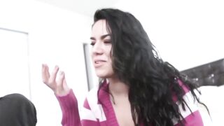 Monica Santhiago's Wet Panties Dominated By Handsome Stud - POV Sex