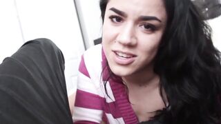 Monica Santhiago's Wet Panties Dominated By Handsome Stud - POV Sex