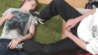 Ink-Drenched Gay Sex - Shoe Licking & Anal Fucking