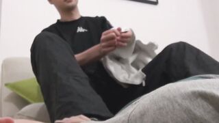 Ink-Drenched Gay Sex - Shoe Licking & Anal Fucking