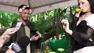 RenFest Role-Players Gangbanged by Hot Babes in Historical Costumes