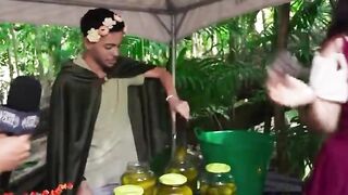 RenFest Role-Players Gangbanged by Hot Babes in Historical Costumes
