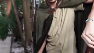 RenFest Role-Players Gangbanged by Hot Babes in Historical Costumes