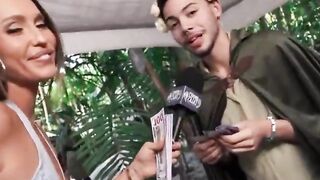 RenFest Role-Players Gangbanged by Hot Babes in Historical Costumes