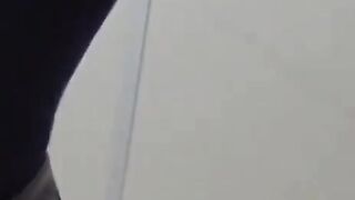 Japanese Bubble Teen Fingered in Toilet - Pee Break POV Footjob BlowJob
