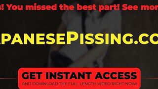 Japanese Bubble Teen Fingered in Toilet - Pee Break POV Footjob BlowJob