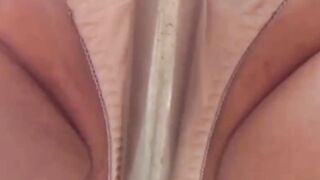 An Adorably Hairless Asiana Girl Unleashes Her Insatiable Pussy in Public