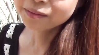 An Adorably Hairless Asiana Girl Unleashes Her Insatiable Pussy in Public