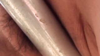 An Adorably Hairless Asiana Girl Unleashes Her Insatiable Pussy in Public