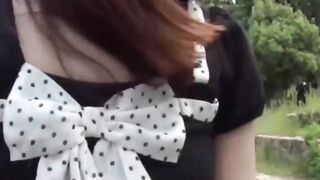 An Adorably Hairless Asiana Girl Unleashes Her Insatiable Pussy in Public