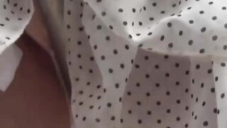 An Adorably Hairless Asiana Girl Unleashes Her Insatiable Pussy in Public