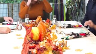 Thanksgiving Orgy - Gorgeous Redhead Babe Gets Filled With Multiple Loads